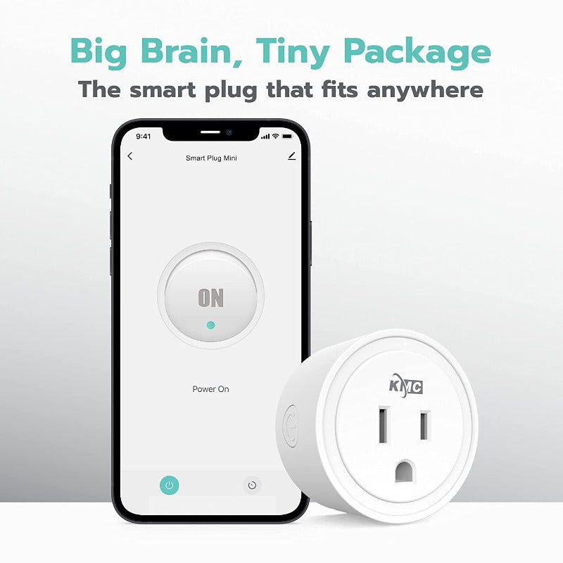 Avelena | 4-Pack Smart Plug Mini Wi-Fi Steckdosen Für Smart Home, Fernsteuerung Von Licht Und Geräten Von Überall, Kein Hub Erforderlich