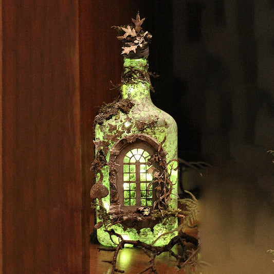 Avelena | Veränderte Kunstflasche - Mystische Waldgeschichten