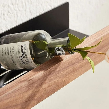 Avelena | Massivholz Badezimmer-Organizer-Regale ohne Bohren