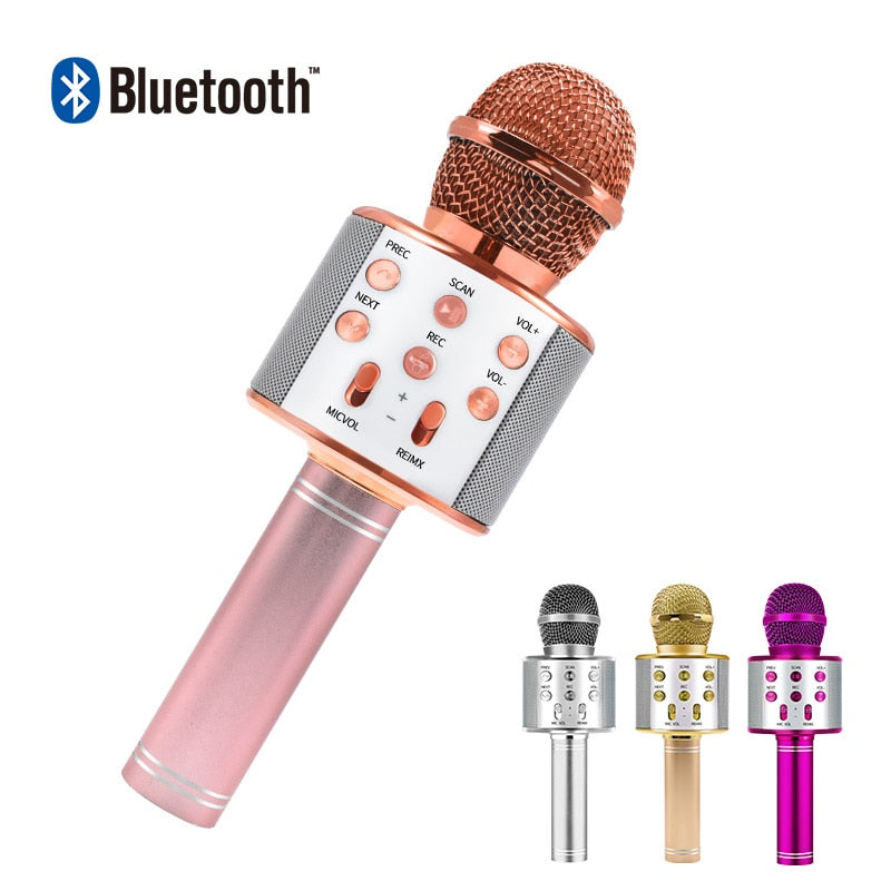 Avelena | Bluetooth Karaoke Drahtloses Mikrofon