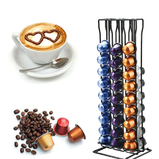 Avelena | Stilvolle Stehende Halterung für Kaffeekapseln – Platzsparend und Modern