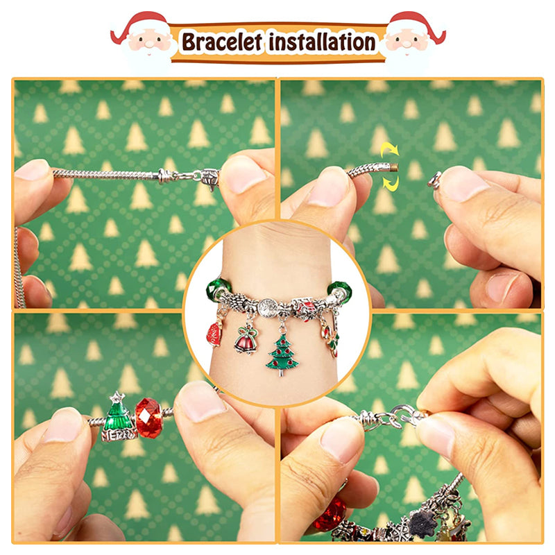 Avelena | DIY 24 Tage Weihnachts Countdown Kalender Armbänder Set