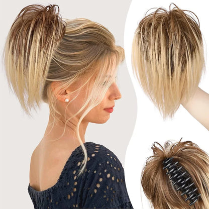 Avelena | Messy Ponytail Clip Verlängert Das Haar