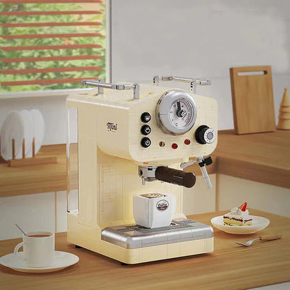 Avelena | 678PCS Kreative Serie Klassische Kaffeemaschine Bauklötze Automatische Getränkemaschine Modell Bausteine Spielzeug Geschenk für Kinder