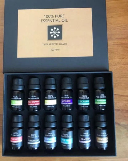 Avelena | Set Of 12 Pure Essential Oils Gift Set