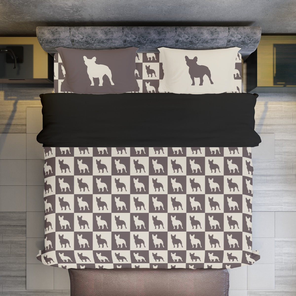 Avelena | Bandit Bettwäsche Set Für Boston Terrier Liebhaber