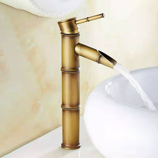 Avelena | Rundes Einhand-Wasserhahn Landhausstil Waschbeckenarmatur