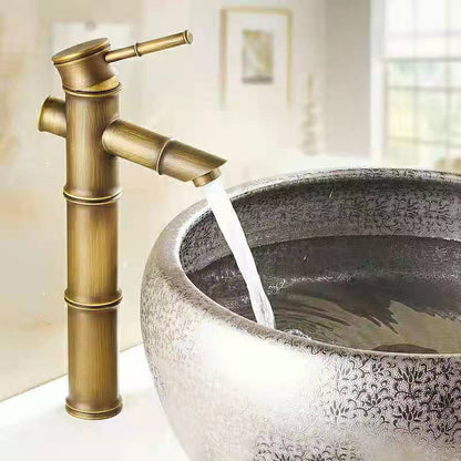 Avelena | Rundes Einhand-Wasserhahn Landhausstil Waschbeckenarmatur