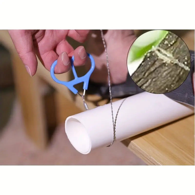 Avelena | Drahtsäge für Garten und Outdoor – Kompakte Säge für Abenteuer und Gartenarbeit