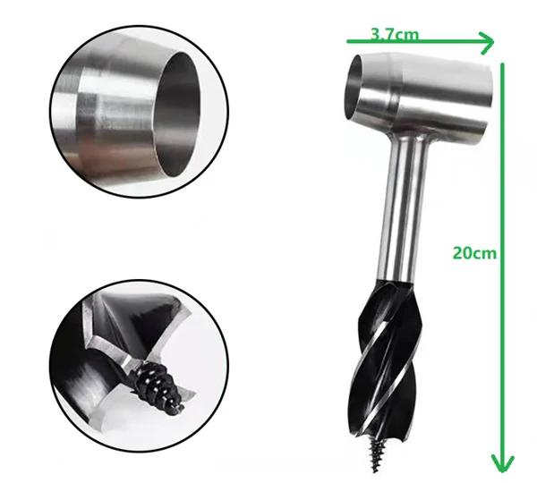 Avelena | Bushcraft Auger – Bushcraft Handbohrer-Schlüssel