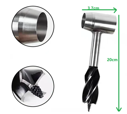 Avelena | Bushcraft Auger – Bushcraft Handbohrer-Schlüssel