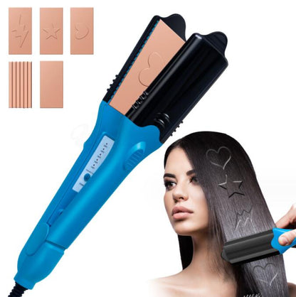 Avelena | 3D Haarabdruck 3D Haarpressgerät Haarglätter Elektrisches Glätten Lockenabdruck 3D Haarkräusler