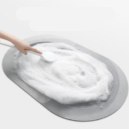 Avelena | Absorbierender Mikrofaser-Badeteppich | Schnell trocknender weicher Badezimmerteppich für Dusche & Bad Benutzung