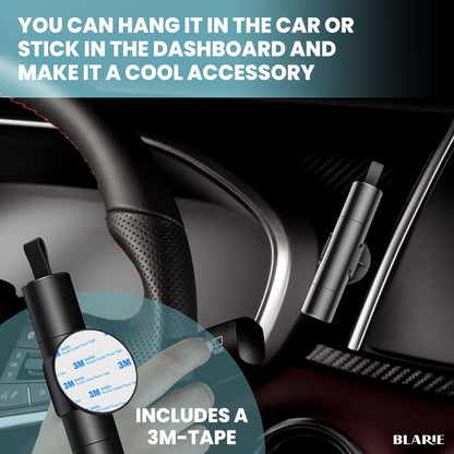 Avelena | CrashBreaker | Auto Notwerkzeug – Fensterzerstörer & Gurtschneider