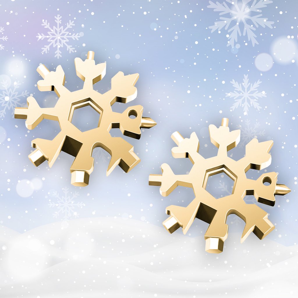 Avelena | 18-in-1 Edelstahl Schneeflocken Multi-tool