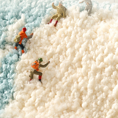 Avelena | Feblilac Get Naked Weiße Boden Badezimmermatte, 50x80cm Badezimmerteppich, Plüsch wasserabsorbierend, rutschfeste Toilettamatte, Kunst Badezimmermatten, Beste Badteppiche