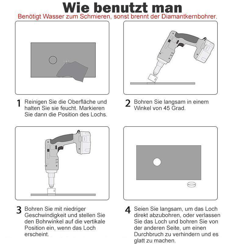 Avelena | Diamant und Glas Lochöffner (15 STÜCK EINGESTELLT)
