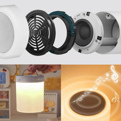 Avelena | Bluetooth-Lautsprecher & Bunte Beleuchtung Tischlampe