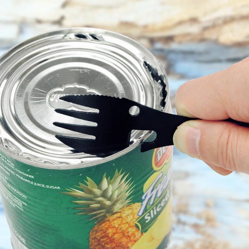 Avelena | Draussen Camping Helfer - 5 in 1 taktischer Gabel