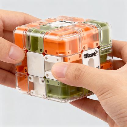 Avelena | Großes 3D Puzzle Labyrinthwürfel - Anspruchsvolles Bildungsspielzeug