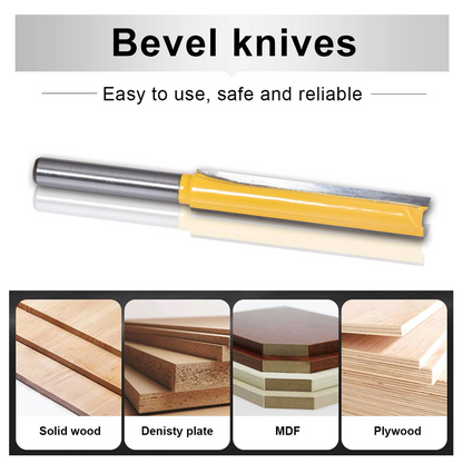 Avelena | 8Mm Schaft Doppelrillen Gerade Fräse
