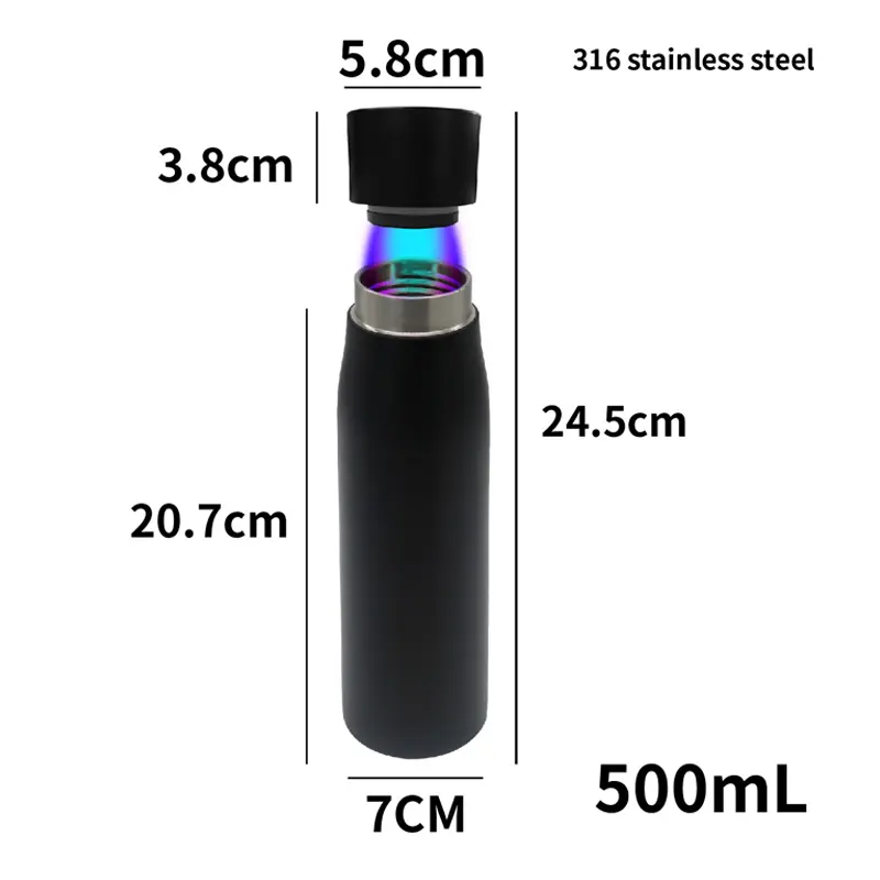 Avelena | Aquyn UV Licht Wasserflasche – Smarte Wasserflasche mit UV-Stilisierung für sauberes Trinkwasser