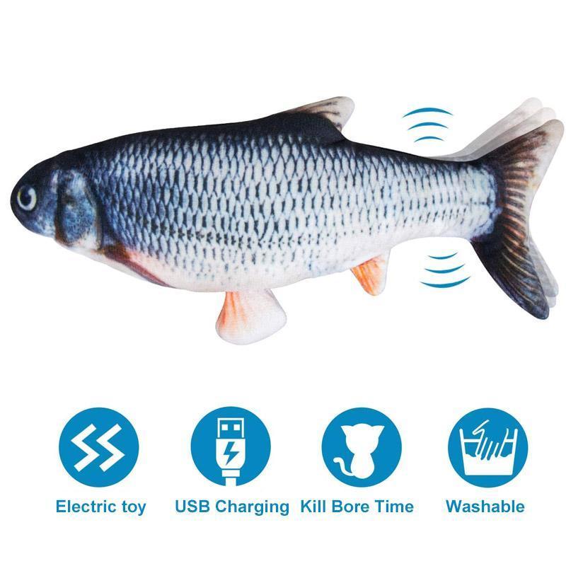 Avelena | Simulation Usb Laden Katze Fisch Spielzeug