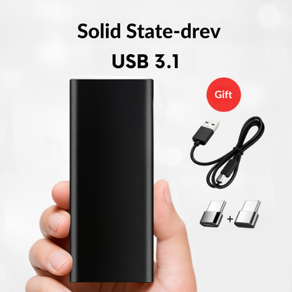 Avelena | DriveBox | Kompakt 4 TB USB-C Speicher für Arbeit & Reisen