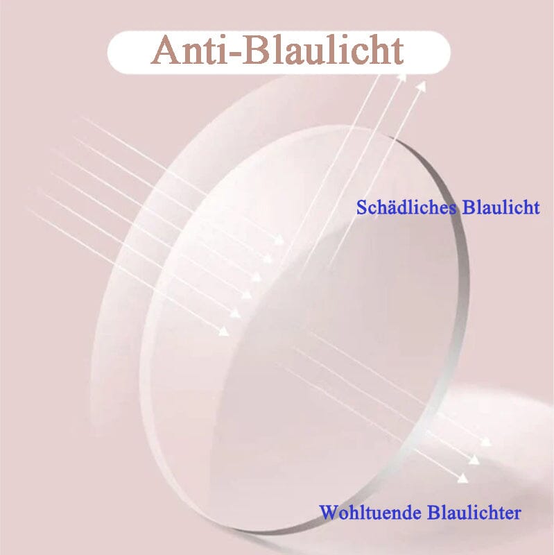 Avelena | Modische randlose Anti-Blaulicht Lesebrille