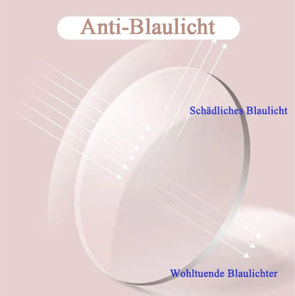 Avelena | Modische randlose Anti-Blaulicht Lesebrille