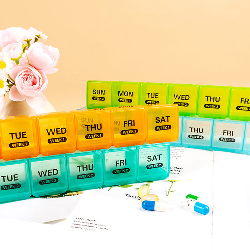 Avelena | Tabletten-Organizer (28 Fächer)