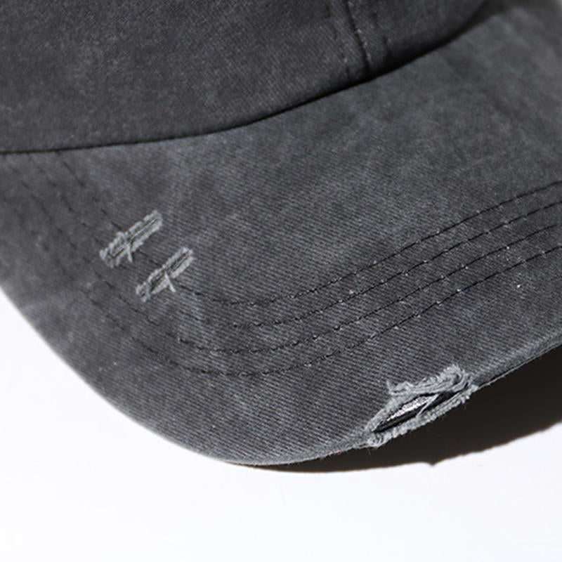 Avelena | Neue Mesh Cross Outout Pferdeschwanz Baseballcap