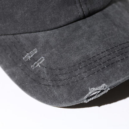Avelena | Neue Mesh Cross Outout Pferdeschwanz Baseballcap