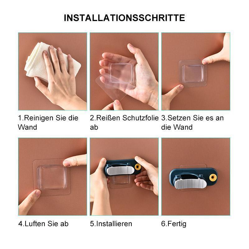 Avelena | 2 In 1 Multifunktionaler Besenhalter