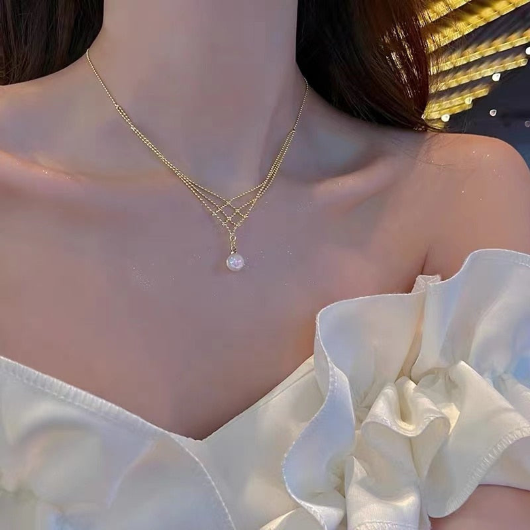 Avelena | Geflochtene Perlenkette Mariela