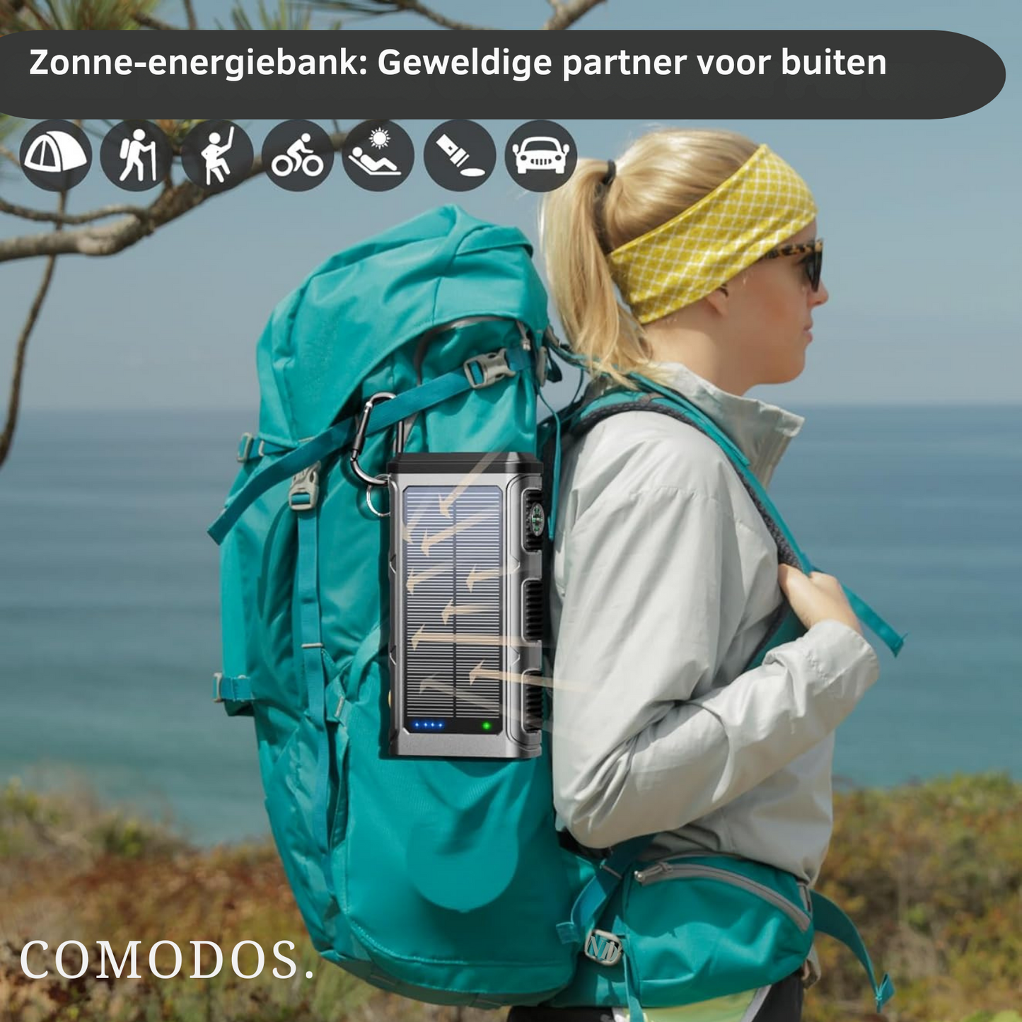 Avelena | Solarbetriebene Power Bank Powersafe 20000