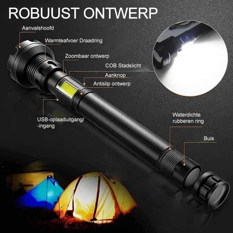 Avelena | Taktische Taschenlampe Lumentact