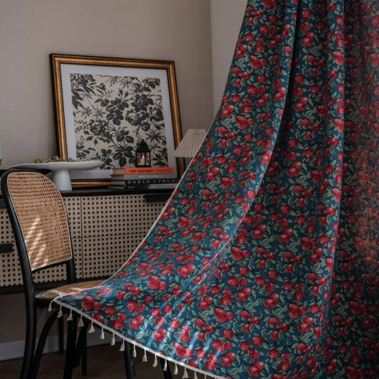 Avelena | Cherry Bloom Botanischer Quastvorhang