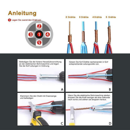 Avelena | Werkzeug zum Abisolieren und Verdrehen von Drähten