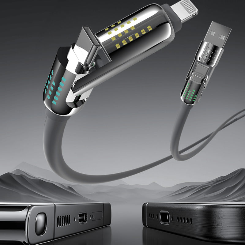 Avelena | 240W 4-in-1 USB-C Schnellladekabel