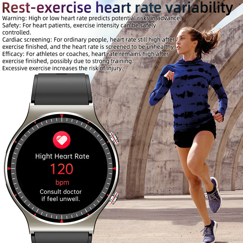 Avelena |  CFDA EKG Blutsauerstoff Herzfrequenz Gesundheitsüberwachung Smart Watch
