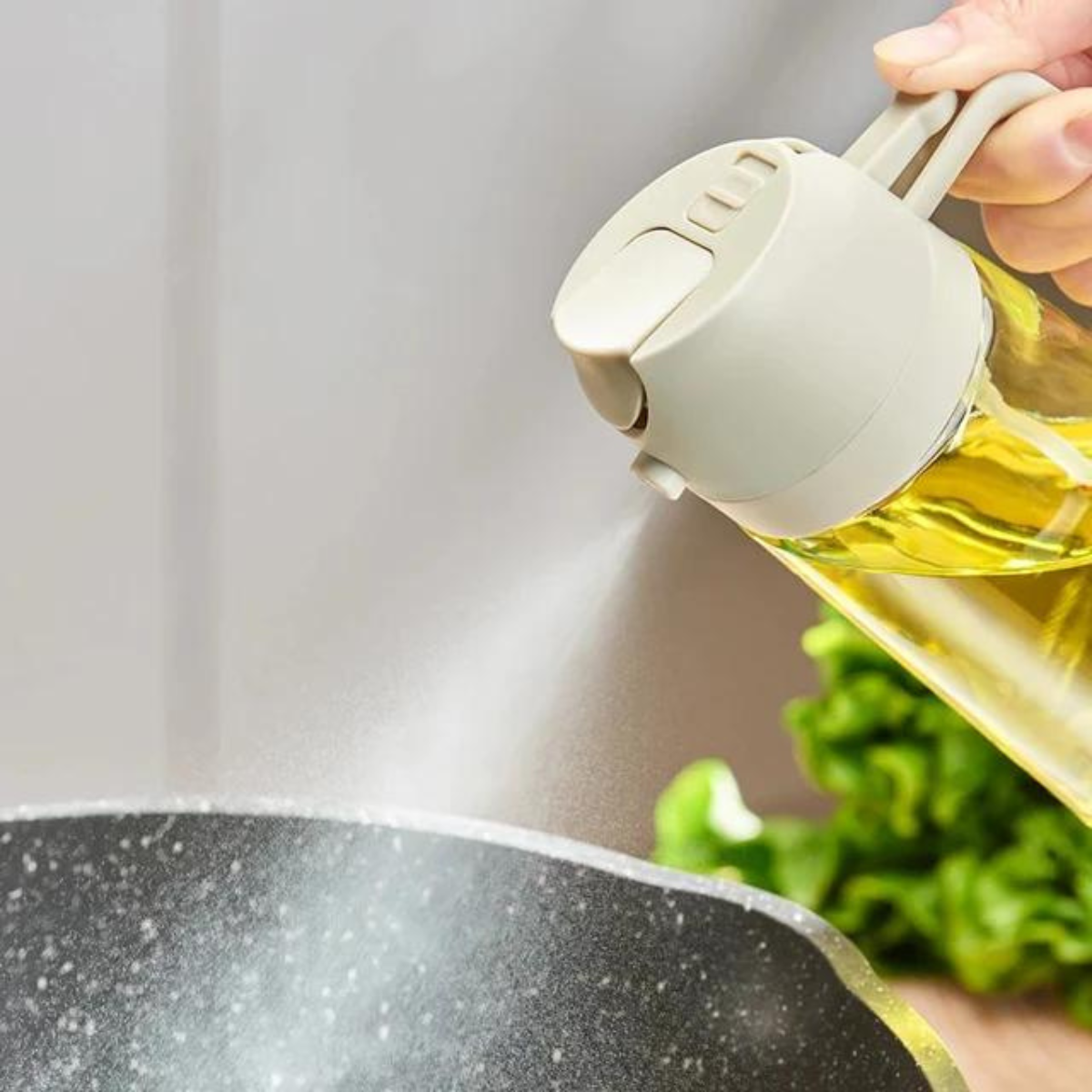 Avelena | Anti-Tropf und Spritzfreier Ölspray Mistshield