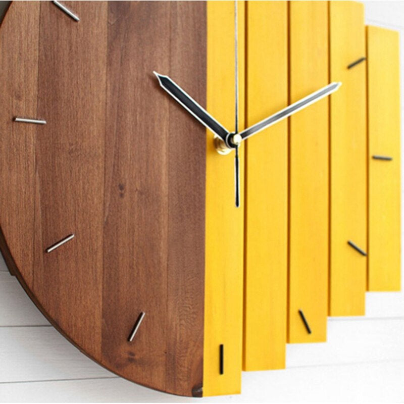 Avelena | Natürliche Holzwanduhr Elegante Akzente für Ihr Zuhause