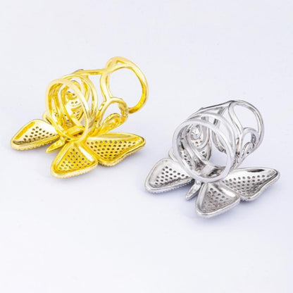 Avelena | Dynamischer Schmetterling Ring