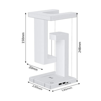 Avelena | Drahtloses Ladegerät - GlowCharge - Schnellladung - Magische Atmosphäre im Zimmer