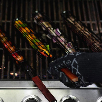Avelena | Wiederverwendbare Kabob Grillkörbe