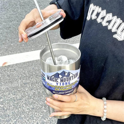 Avelena | Auto Becher 304 Edelstahl Thermosflasche