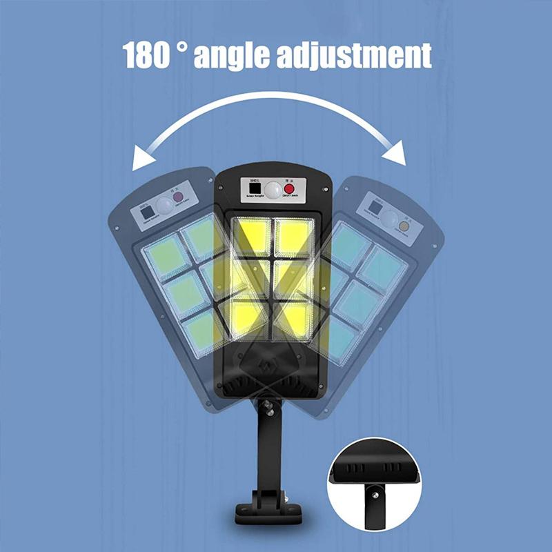 Avelena | 200W Außen-Solar-LED-Lampe mit Fernbedienung, Bewegungs- und Dämmerungssensor