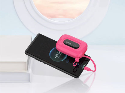 Avelena | 10000mAh Eingebaute Dual-Kabel Powerbank