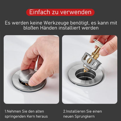 Avelena | Universeller Edelstahl-Aufklappfilter